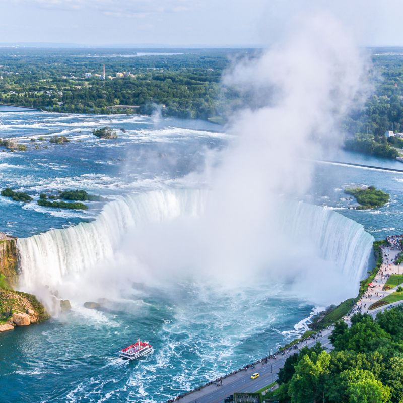Aerial View Of Niagara Falls