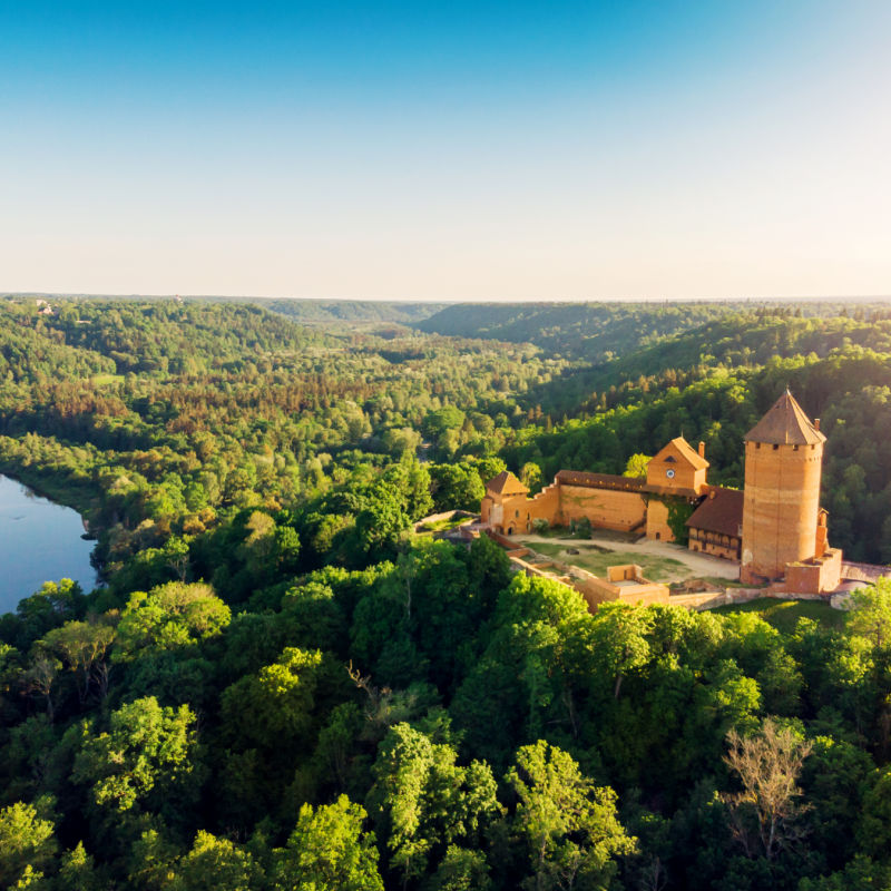 Castle In Latvia