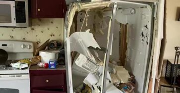 Woman's Month-Old Fridge Explodes, Significantly Damaging Her Home