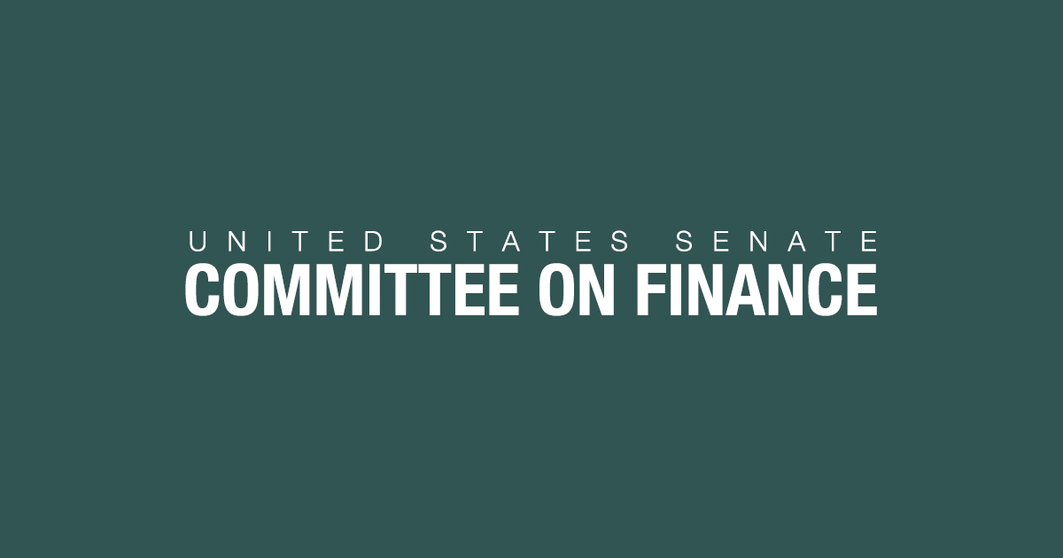 President'S News |  Press Room |  The United States Senate Committee On Finance
